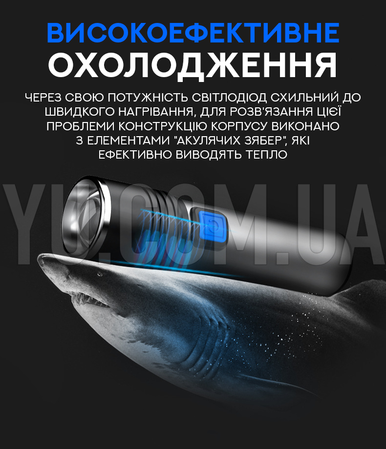 Компактний ручний ліхтарик BL K31